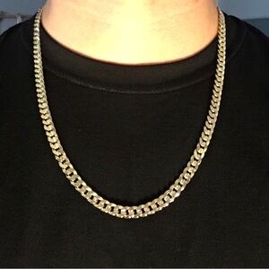 Gold Chain Cuban Link 24in 7mm